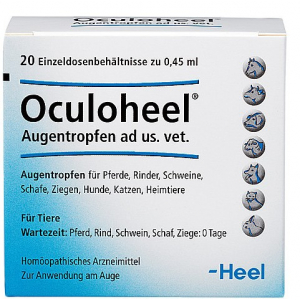 OCULOHEEL collirio uso veterinario (Den. Italiana Staphisagria Heel ) PIPETTE 20 X 0,45 ML